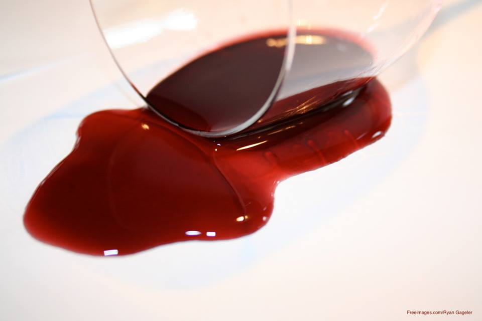 Spilt red wine - banish red wine stains - Monarch Laundry tips