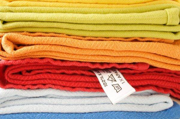 Coloured towels - commercial laundry - Monarch Laundry, York